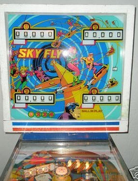 Sky Fly pinball machine (1978)