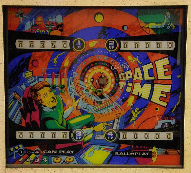 Space Time pinball machine (1972)