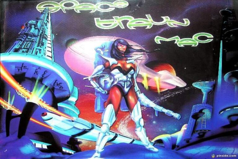 Space Train pinball machine (1987)