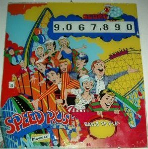 Speed Rush pinball machine (1975)