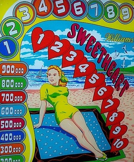 Sweetheart pinball machine (1950)