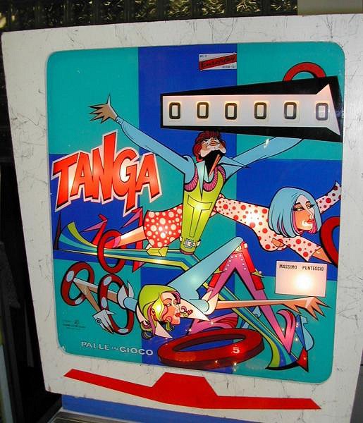 Tanga pinball machine (1975)
