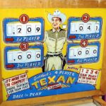 Texan pinball machine (1960)