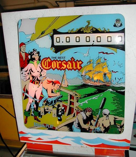 The Best Corsair pinball machine (1976)