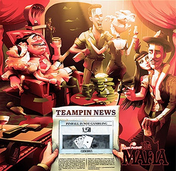 The Mafia pinball machine (2018)