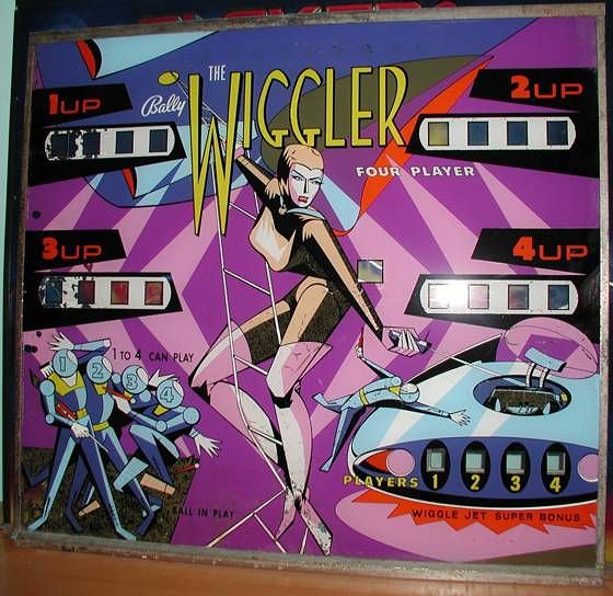 The Wiggler pinball machine (1967)