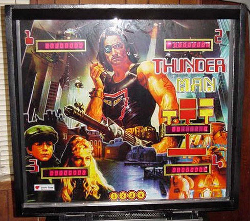 Thunder Man pinball machine (1987)