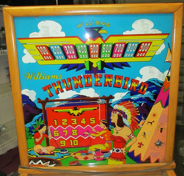 Thunderbird pinball machine (1954)