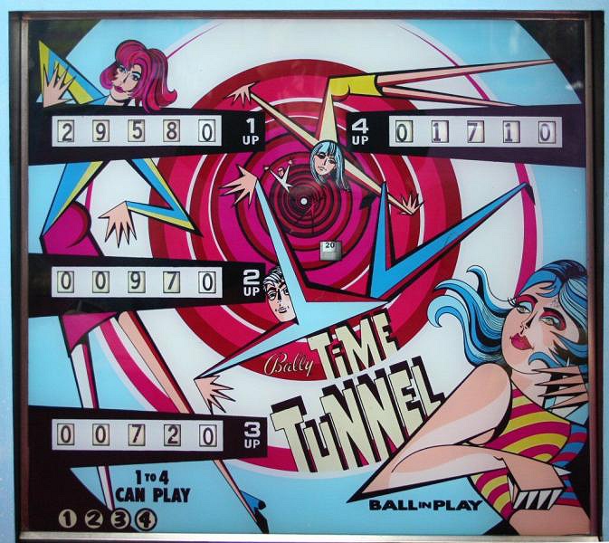 Time Tunnel pinball machine (1971)