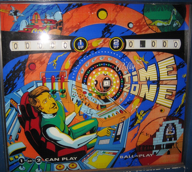 Time Zone pinball machine (1973)