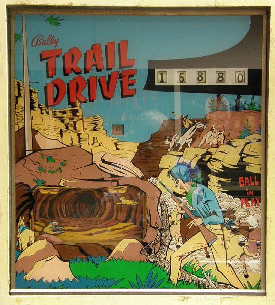 Trail Drive pinball machine (1970)