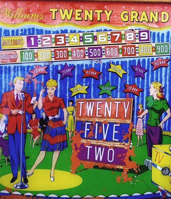 Twenty Grand pinball machine (1952)