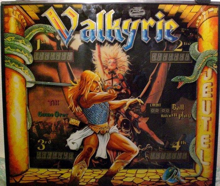 Valkyrie pinball machine (1982)