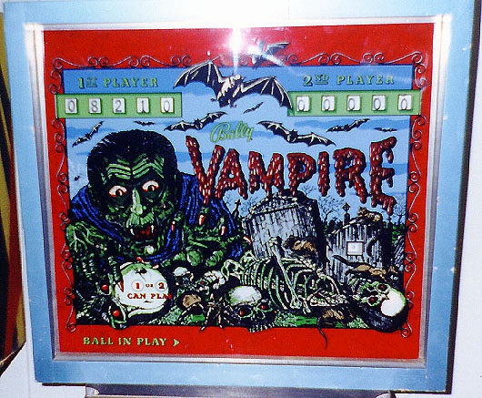Vampire pinball machine (1971)