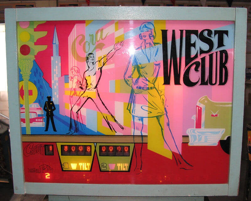 West Club pinball machine (1967)