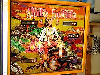 Wild Schutz pinball machine (1980)
