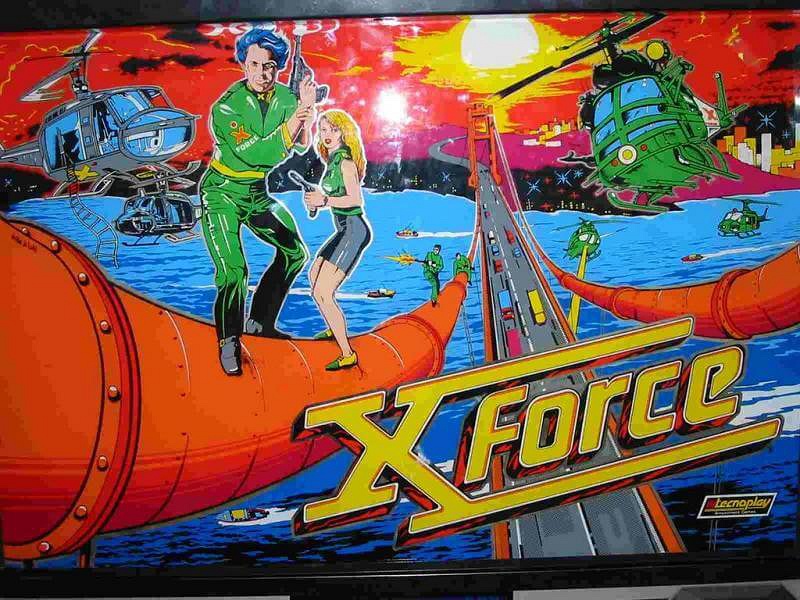 X Force pinball machine (1987)