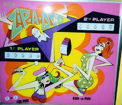Zip A Doo pinball machine (1970)