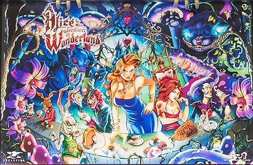 Alices Adventures in Wonderland pinball machine (2025)