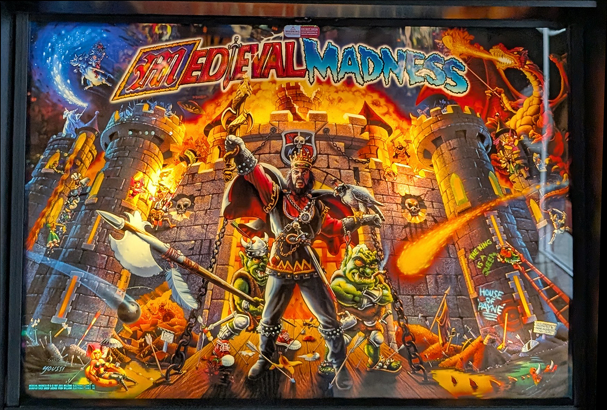 Medieval Madness Remake Merlin pinball machine (2025)