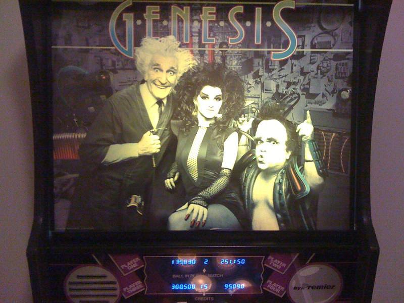 Genesis pinball machine (1986)