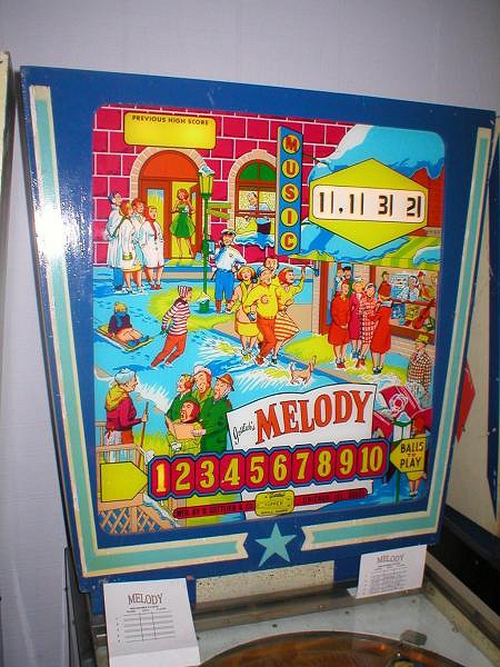 Melody pinball machine (1967)