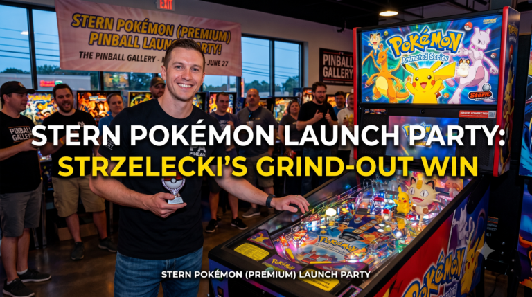 Matt Strzelecki Wins Pinball Gallery Pokémon Launch Party in Malvern