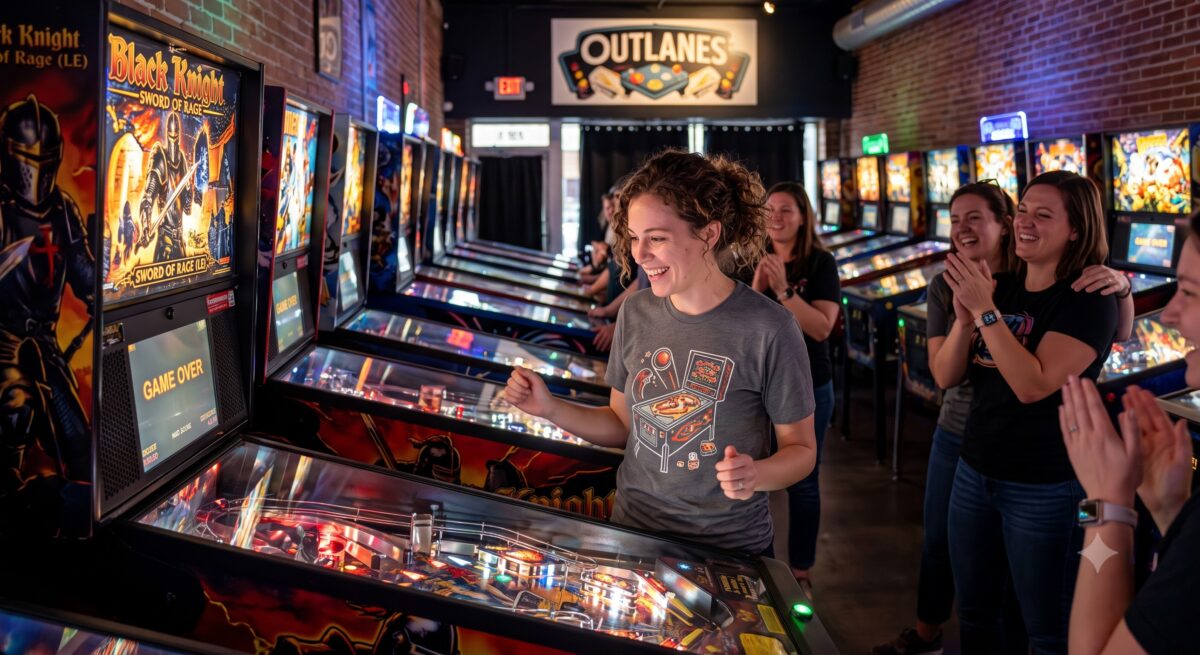 Womens pinball tournament